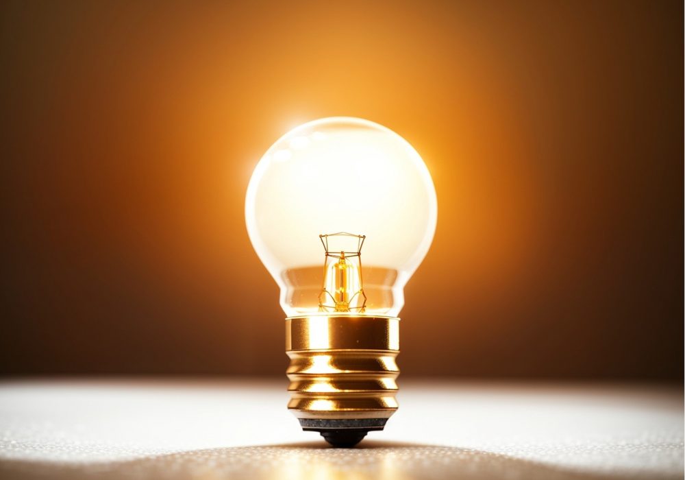 ひらめきを表す電球のイメージ